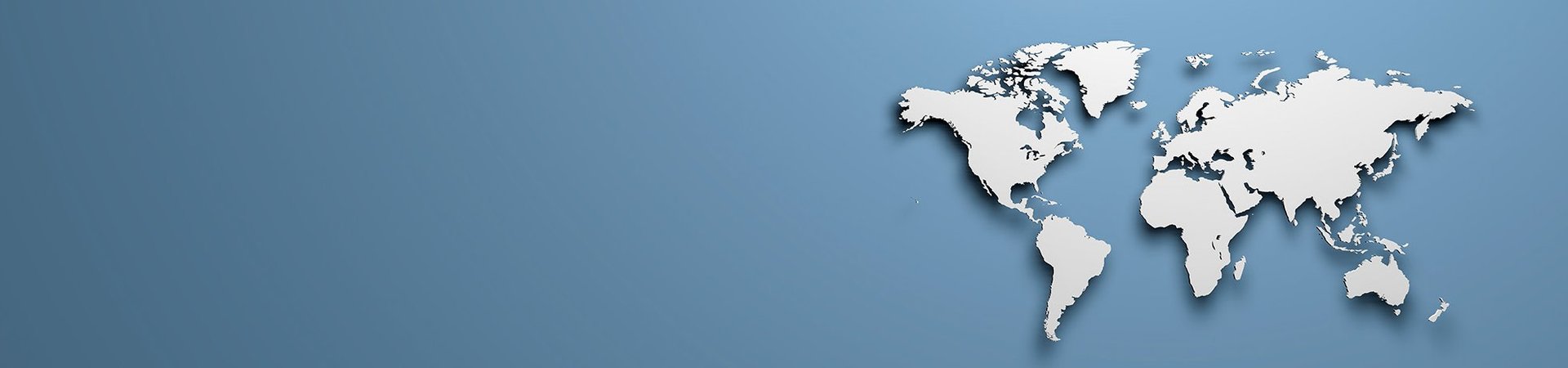 Continents on wall 